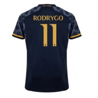 Koszulka piłkarska Real Madrid Rodrygo Goes #11 Strój wyjazdowy 2023-24 tanio Krótki Rękaw